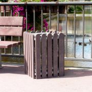 Bruecke Trash Receptacle Bruecke Trash Receptacle