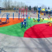 Poured in Place Ruber Surface